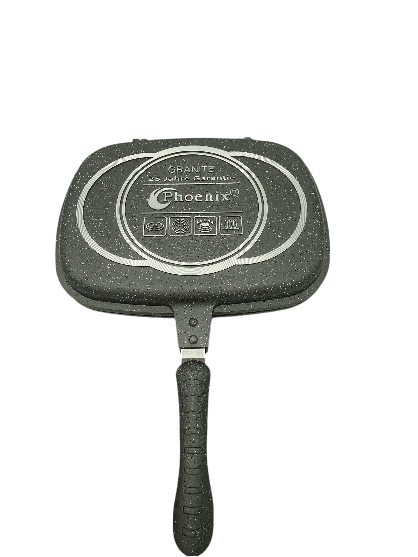 Phoenix, Granite Double Grill Pan 36 Cm