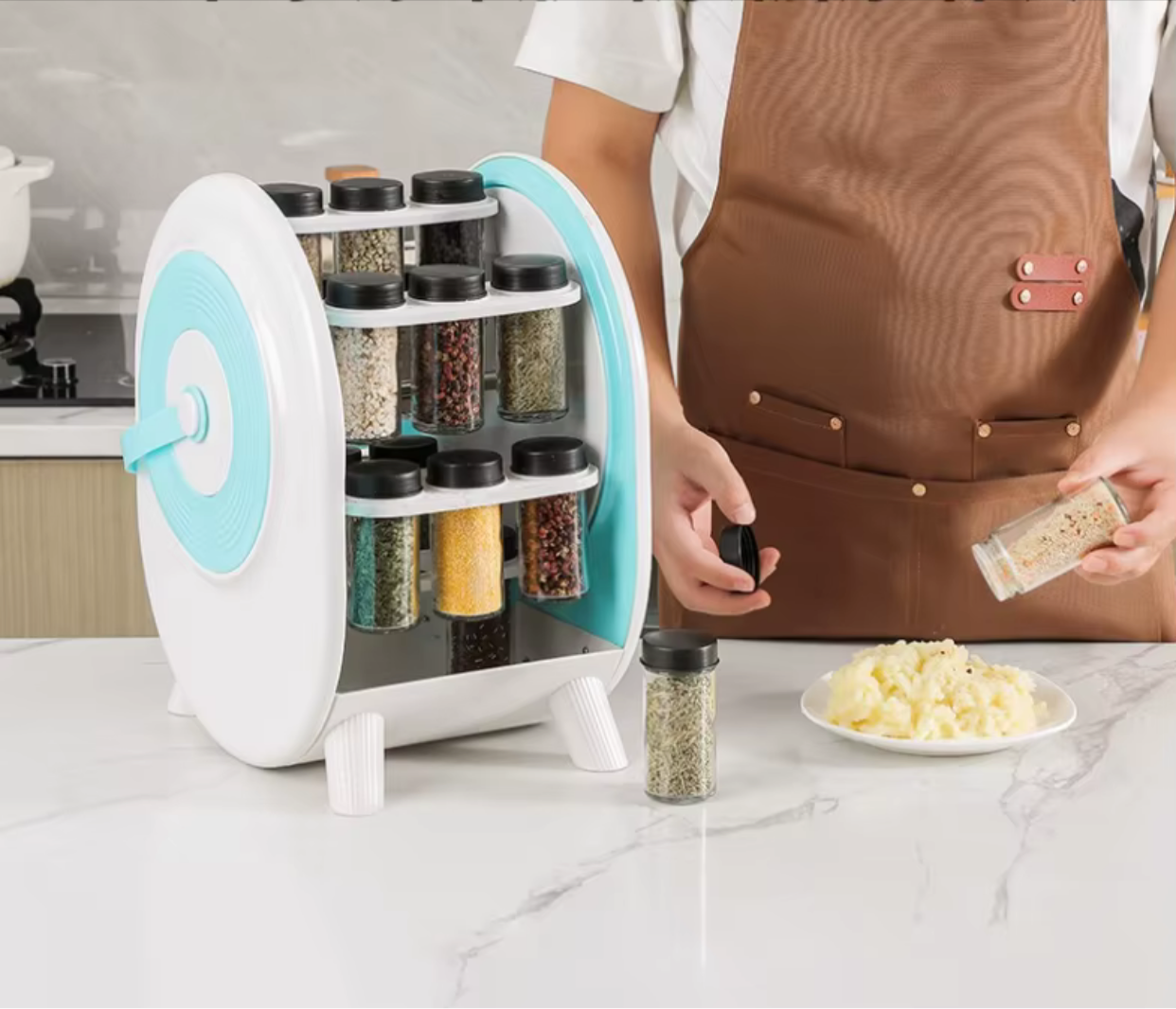 GeBe, 18 Jar Rotating Spice Rack