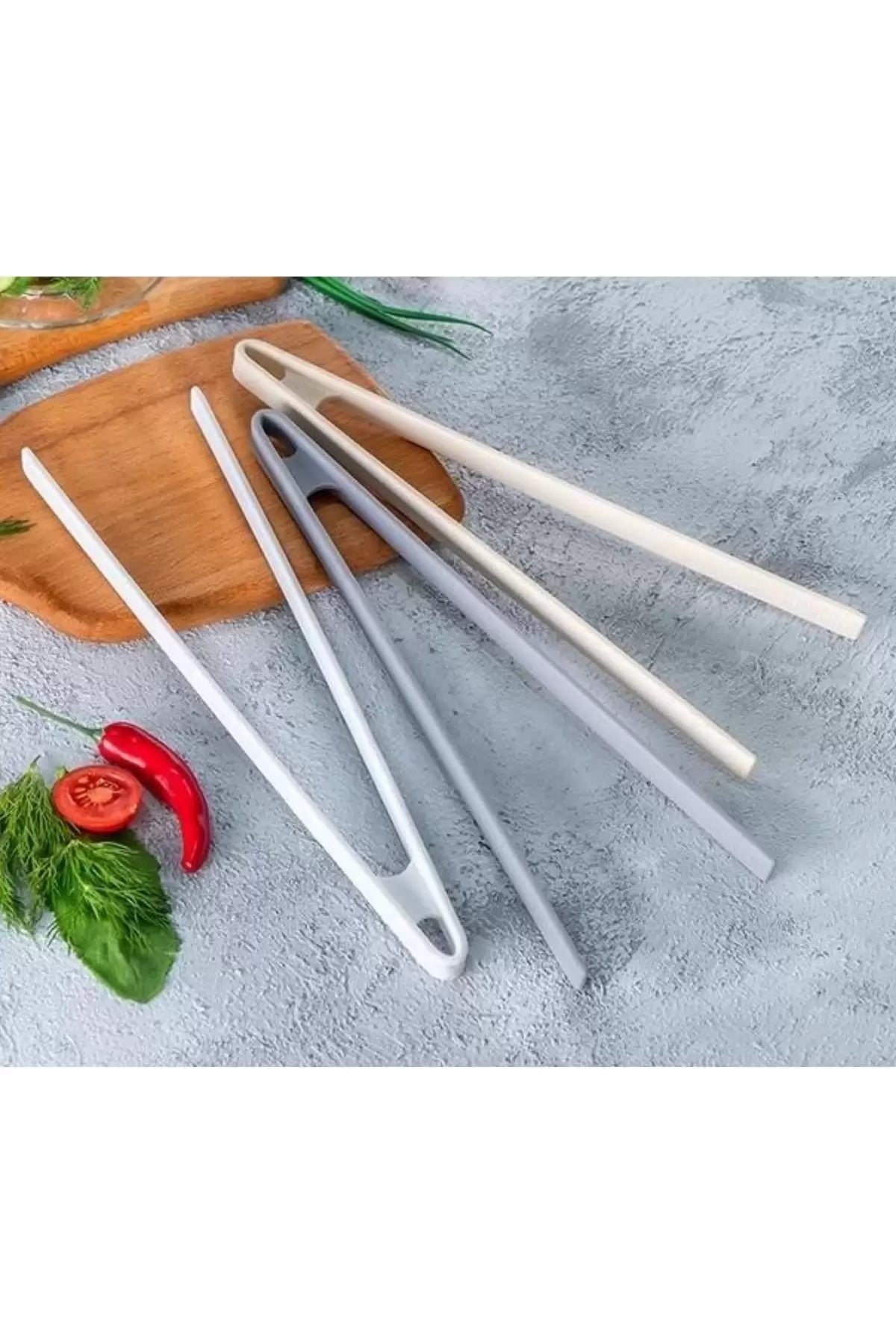 Silicone food tongs