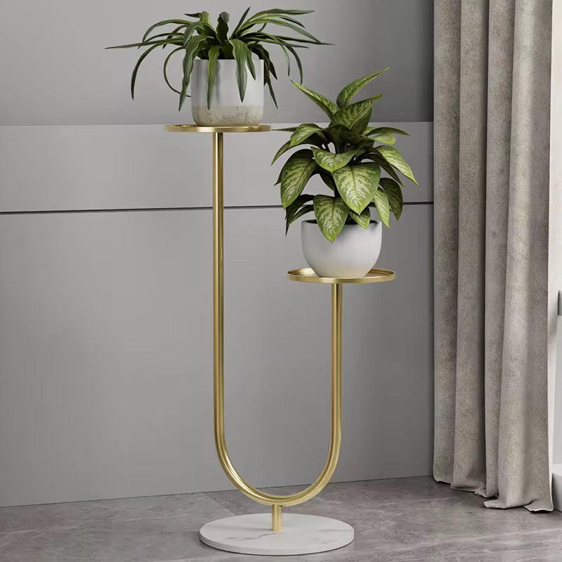 Gold Plant Stand