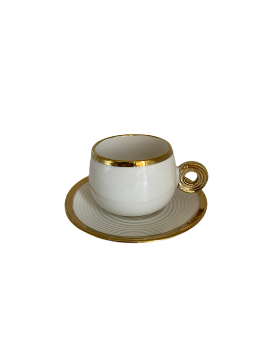 Phoenix, 6 Pcs Coffee Cups With Saucers