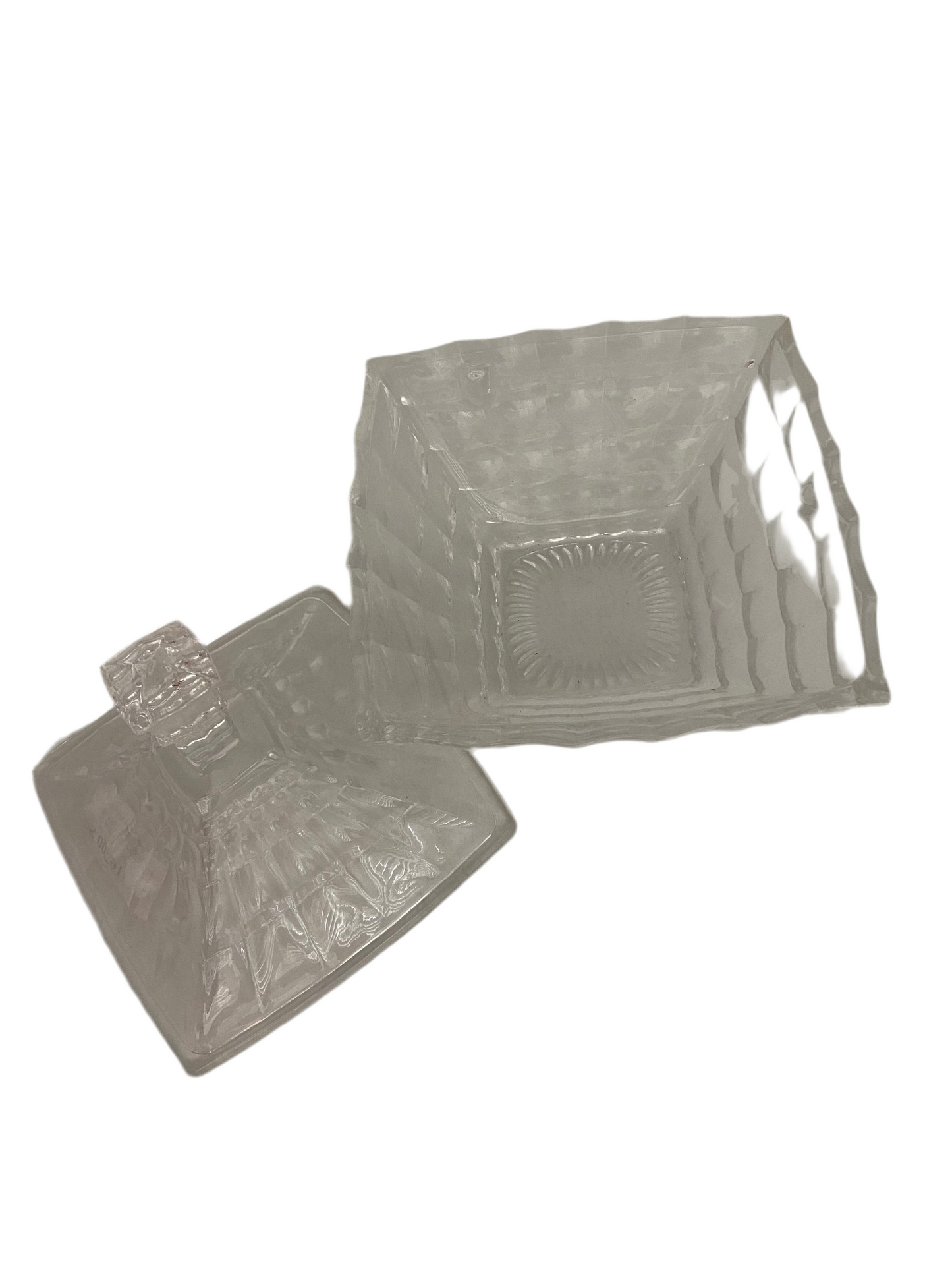 Transparent Glass Candy Box