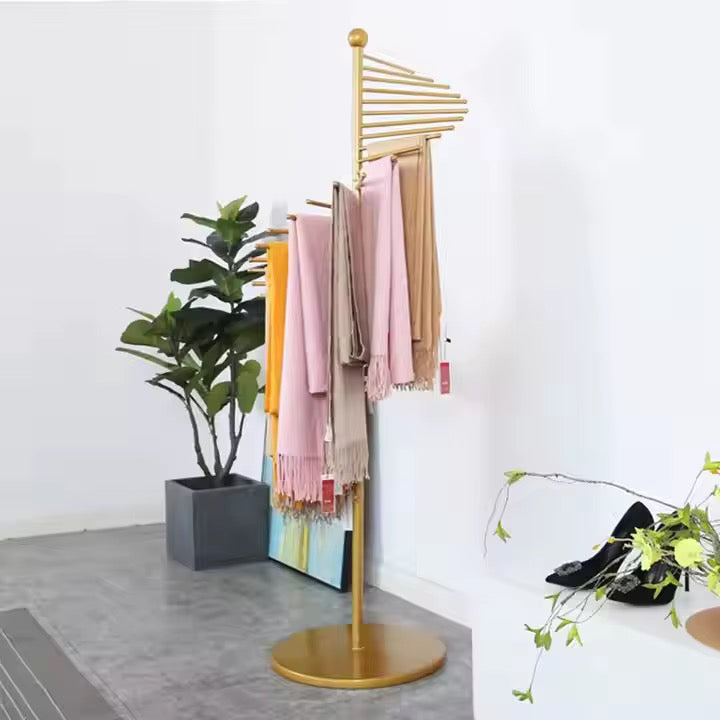 Metal Stand with gold base
