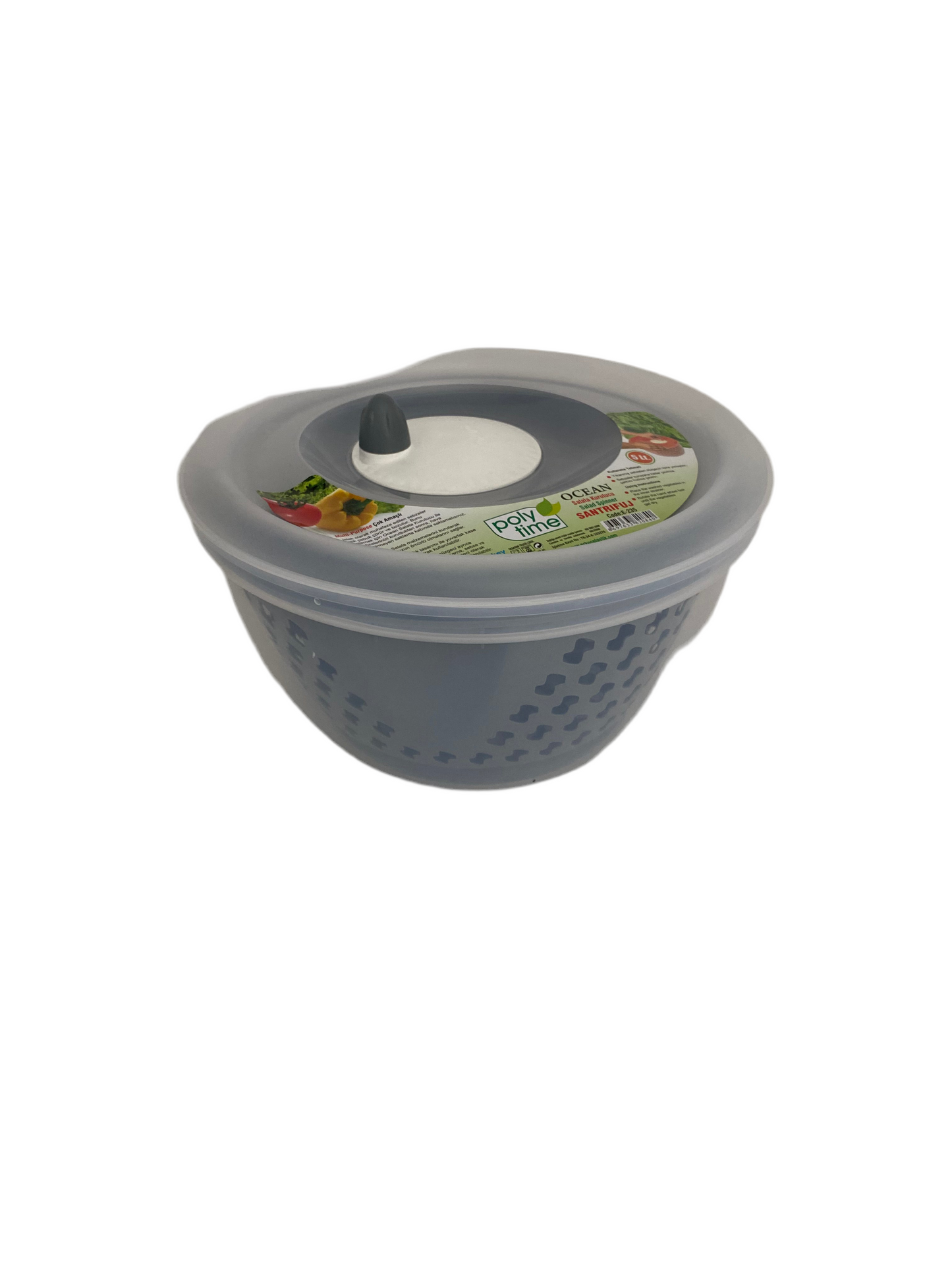 Poly time, 5 L Salad Spinner
