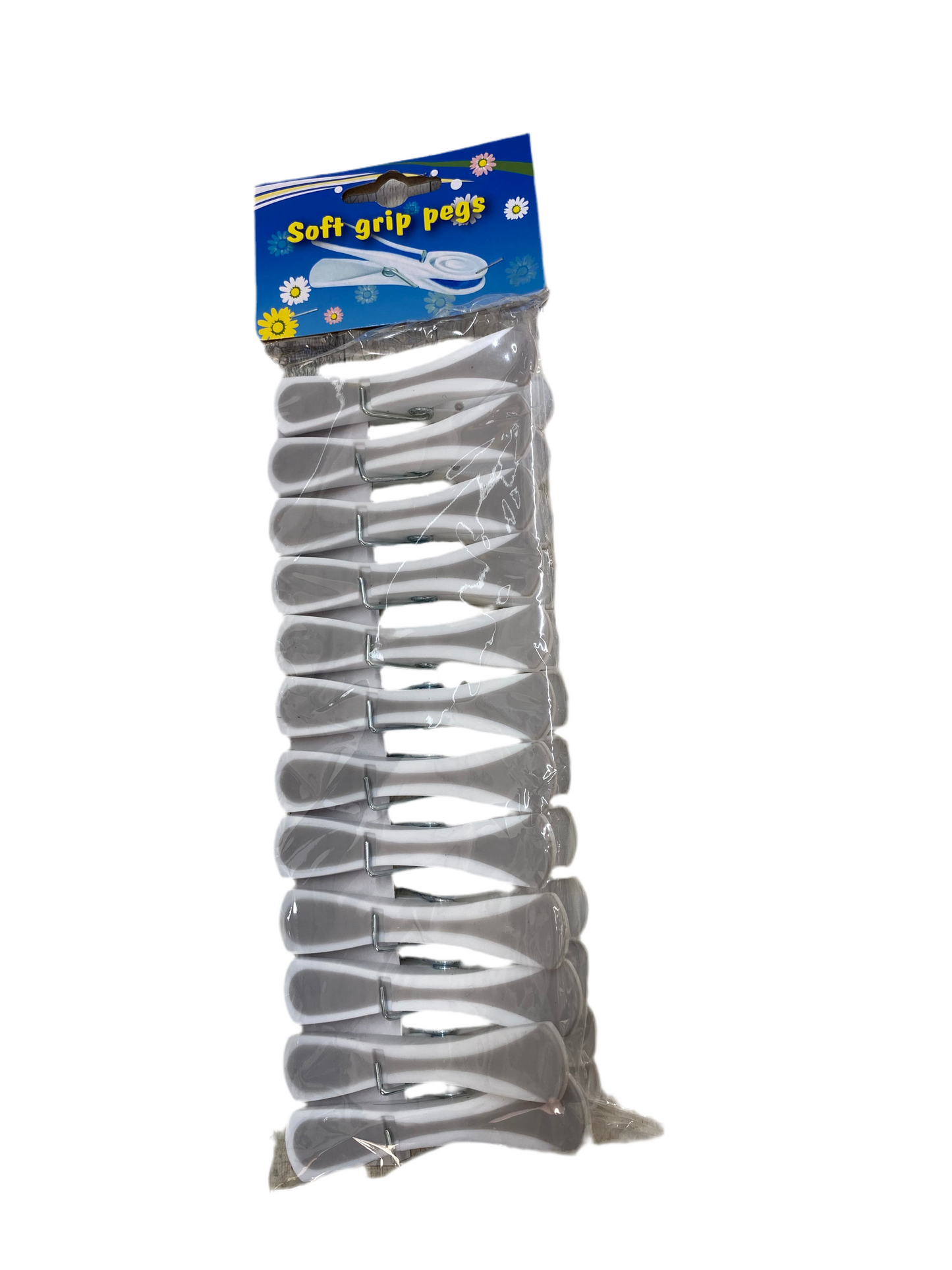 12 pcs Soft Grip Clothes Pegs