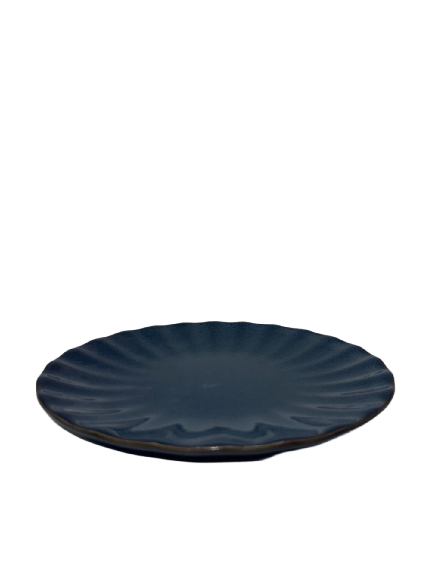 22 cm Blue Ceramic Plate