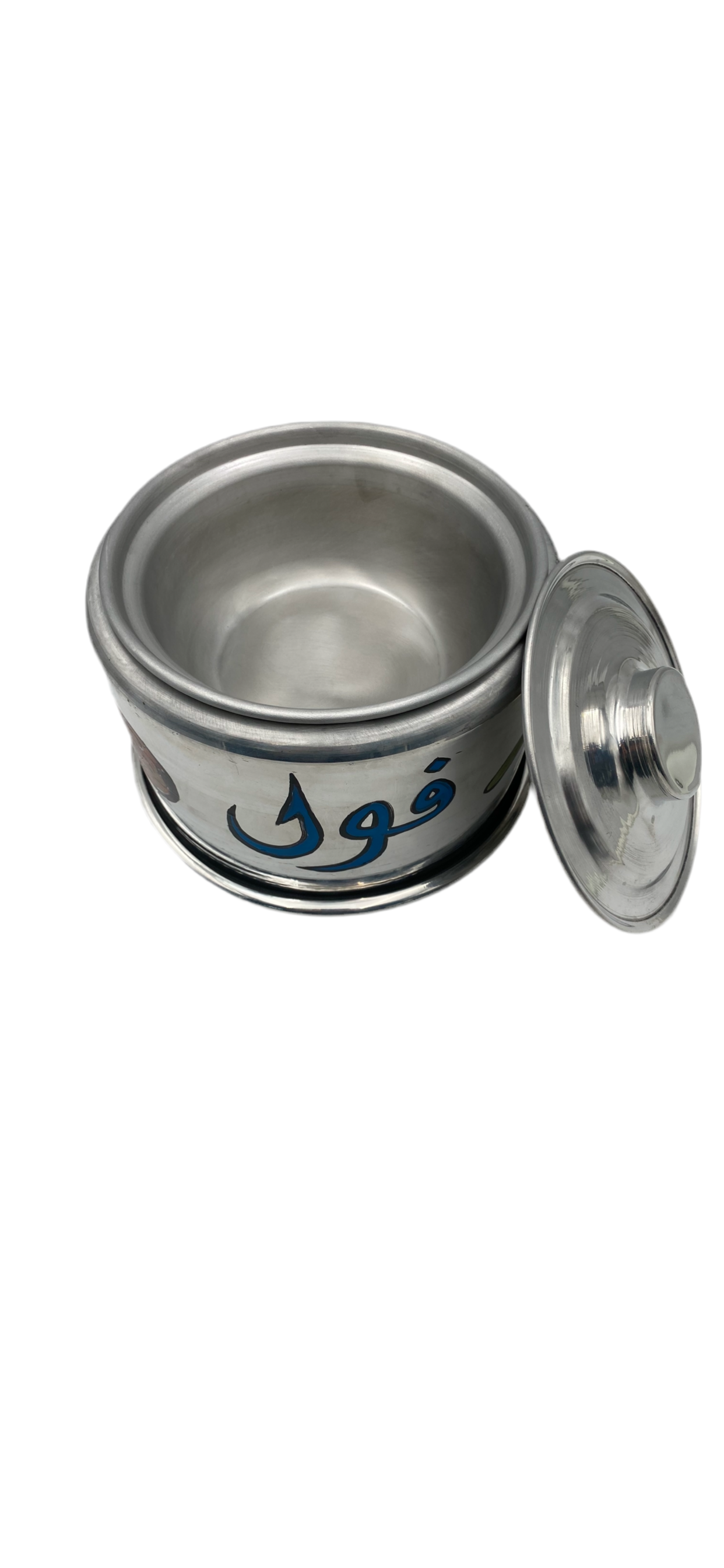 Aluminium bowl with lid