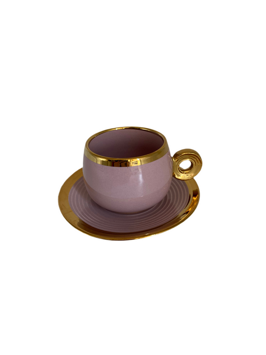 Phoenix, 6 Pcs Coffee Cups With Saucers