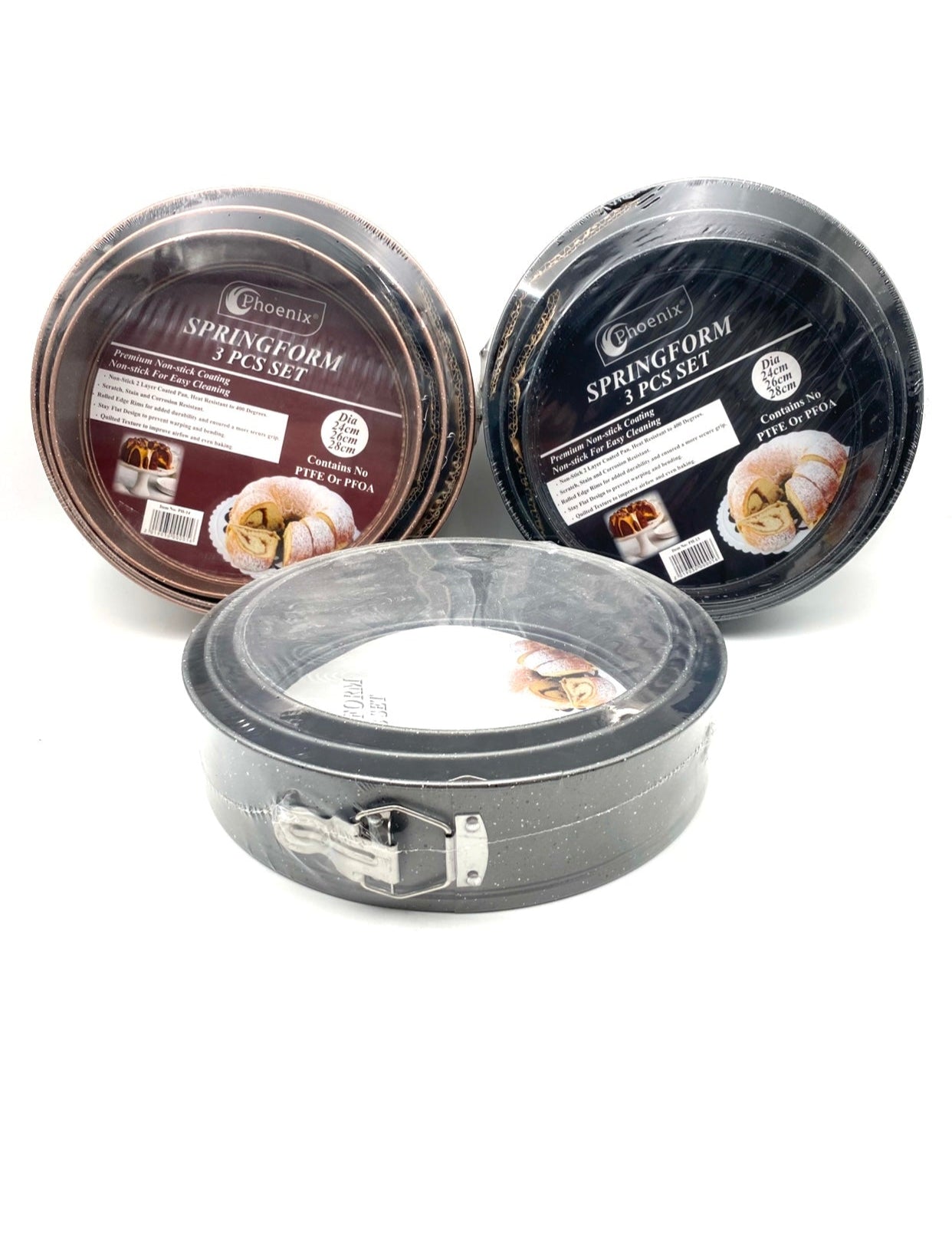 Phoenix, 3 pcs Set Cake Pan Springform