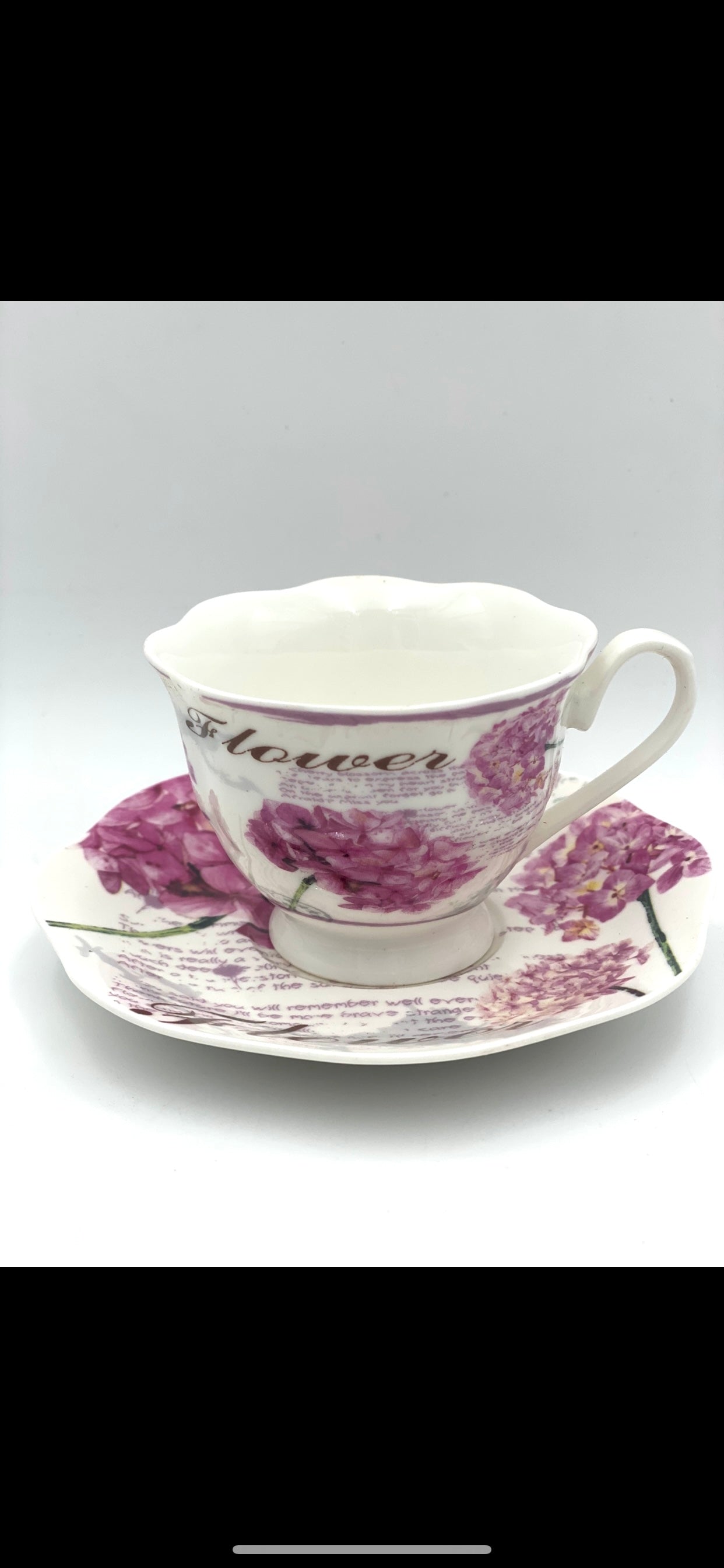 Set 6 pcs coffee cups with saucers