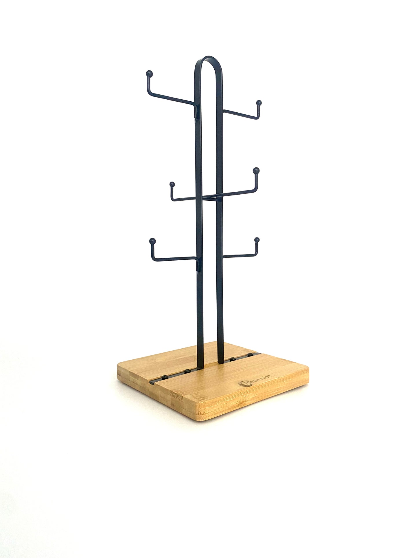 Phoenix, Natural Bamboo Metal Mug Stand