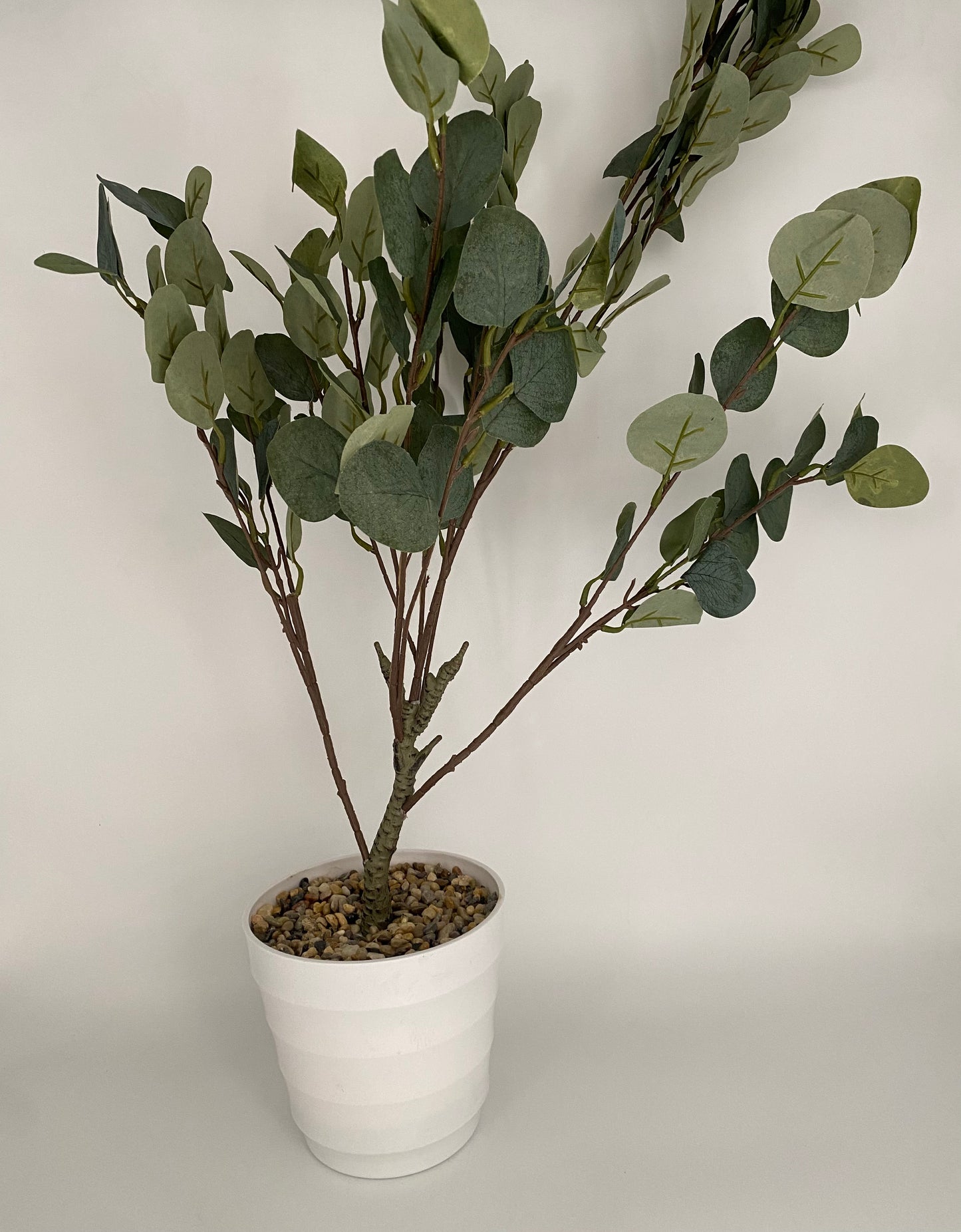Artificial Green Tree With Plastic Pot