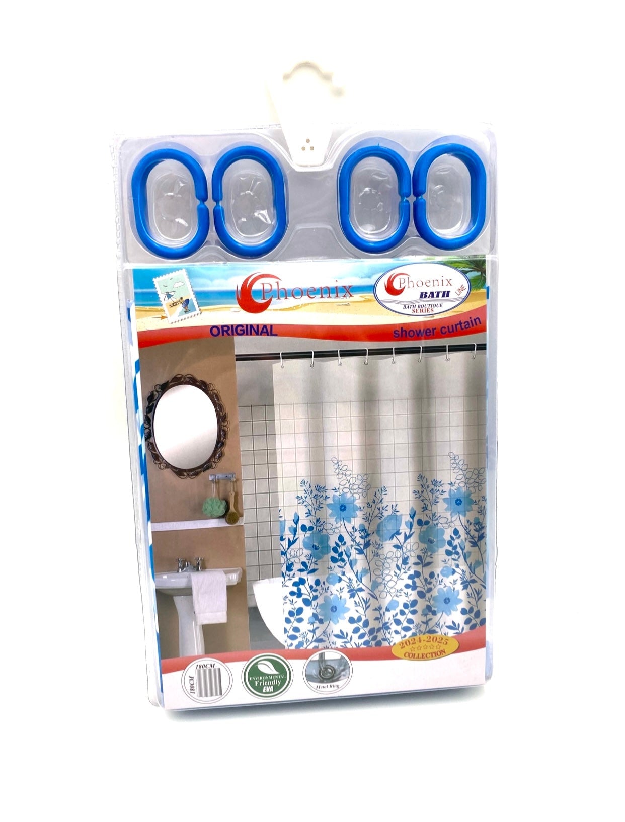 Phoenix, shower curtain