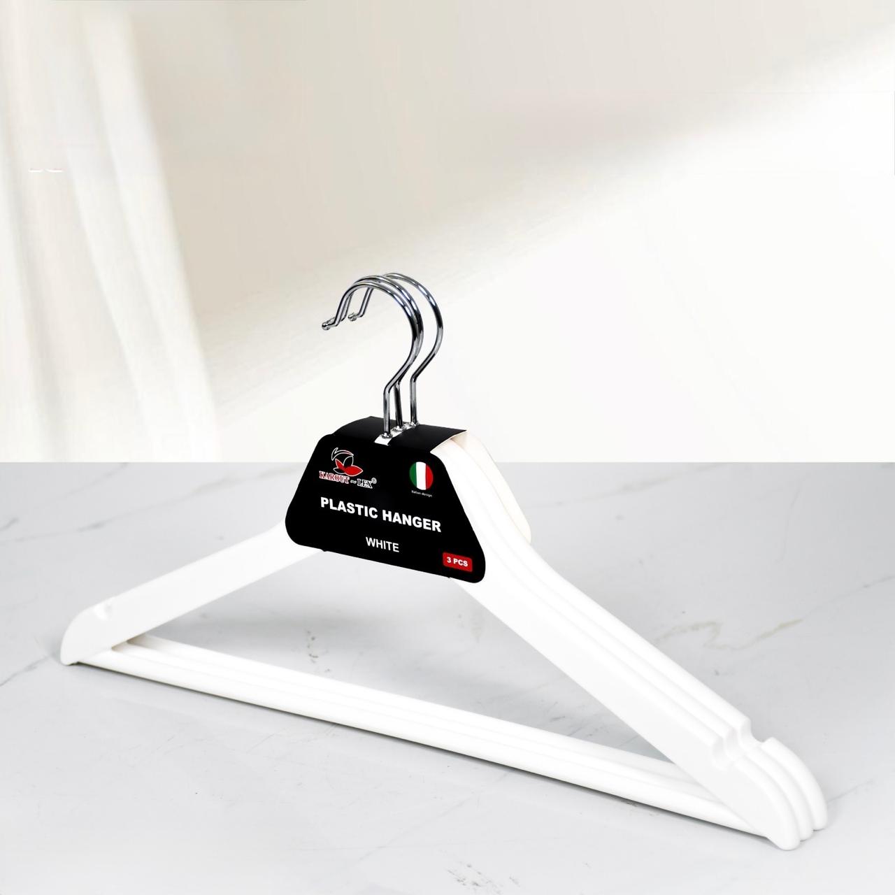 3 Pcs Plastic Hanger Set