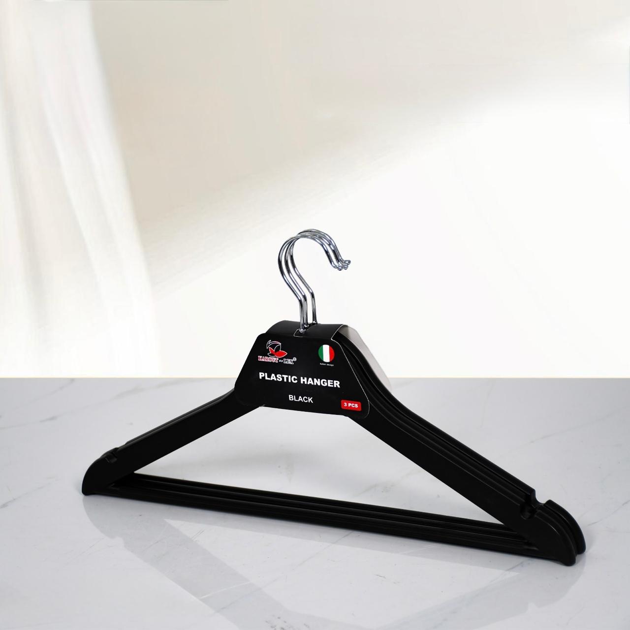 3 Pcs Plastic Hanger Set