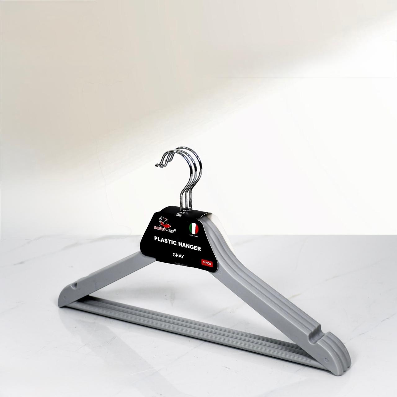 3 Pcs Plastic Hanger Set