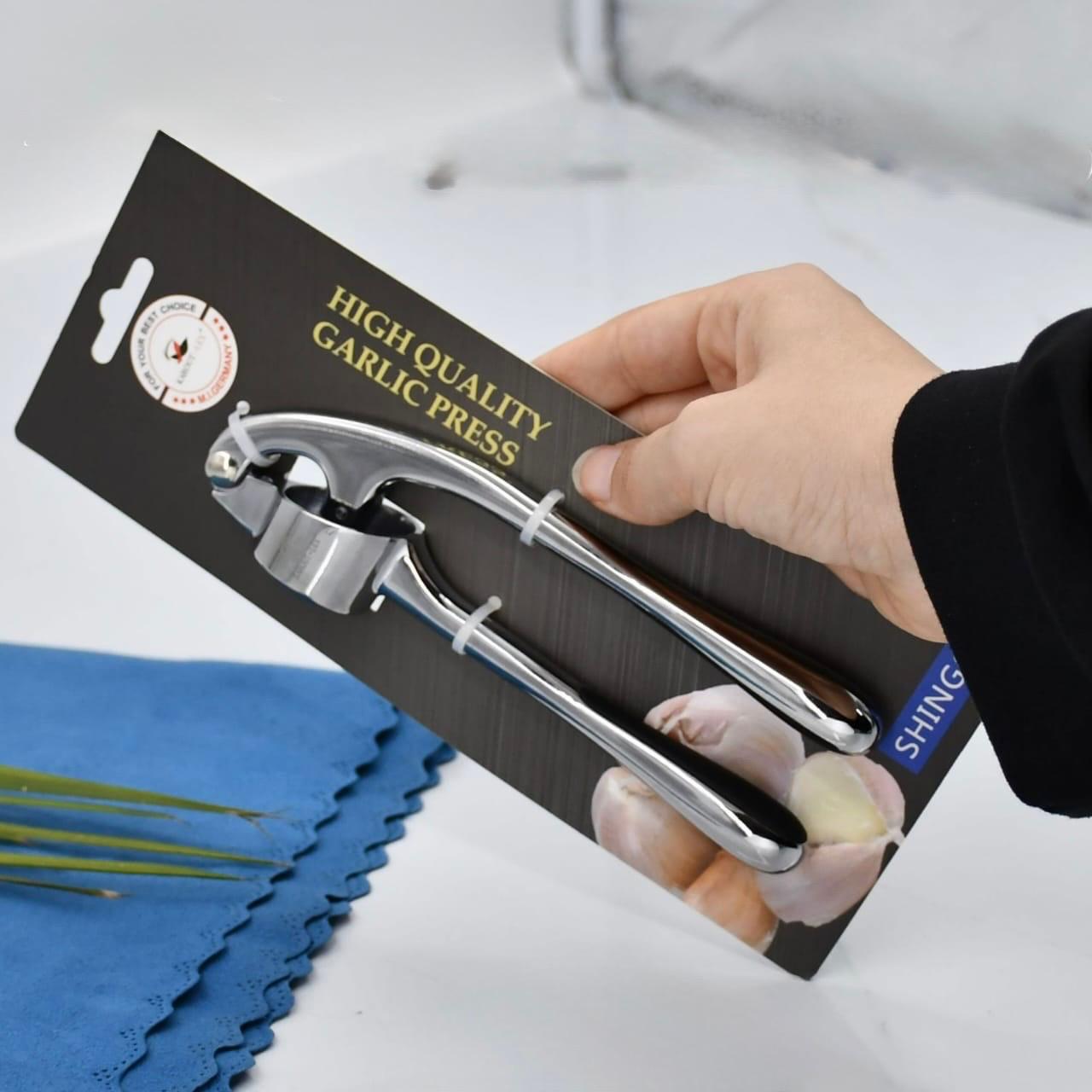 Shingo, Stainless Steel Garlic Press