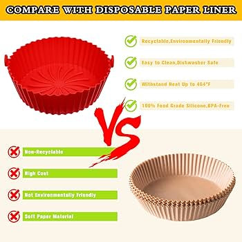 Air Fryer Silicone Baking Tray