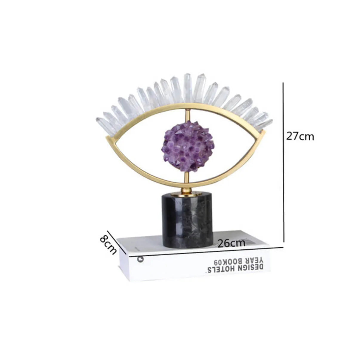 Long Crystal Eye Decoration