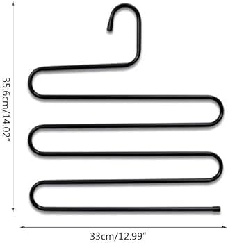 3D S-Shaped Stainless Steel Clothes Hanger