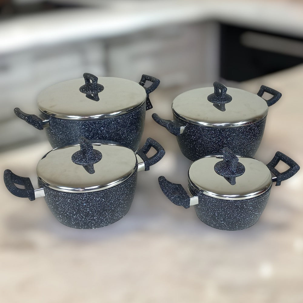 Phoenix, Professional Granite Cookware Set Of 17Pcs