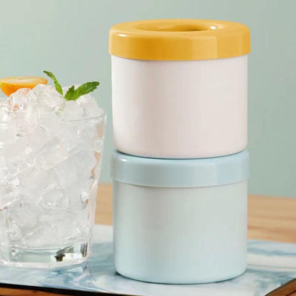 Silicone Ice Making Cup Ice Bucket with Lid - Aqua