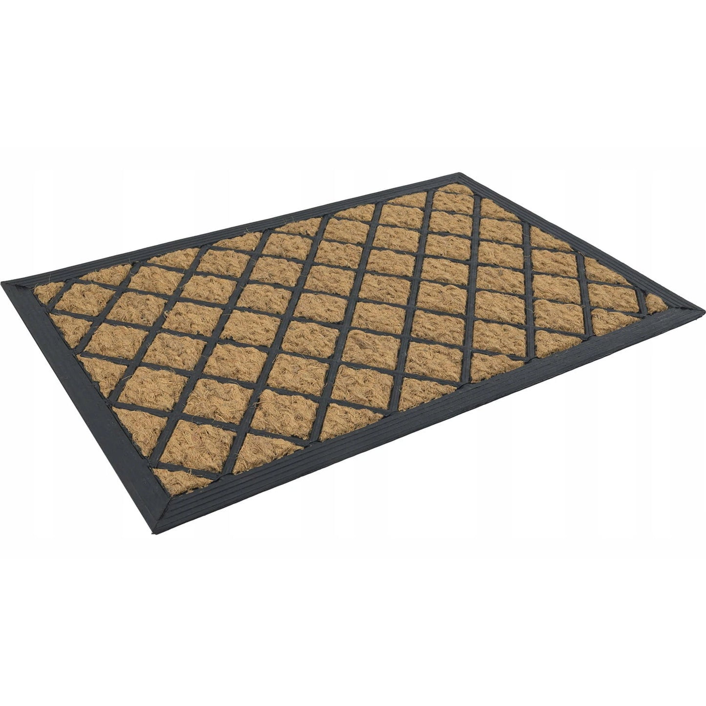 Decorative Coir & Rubber Doormat