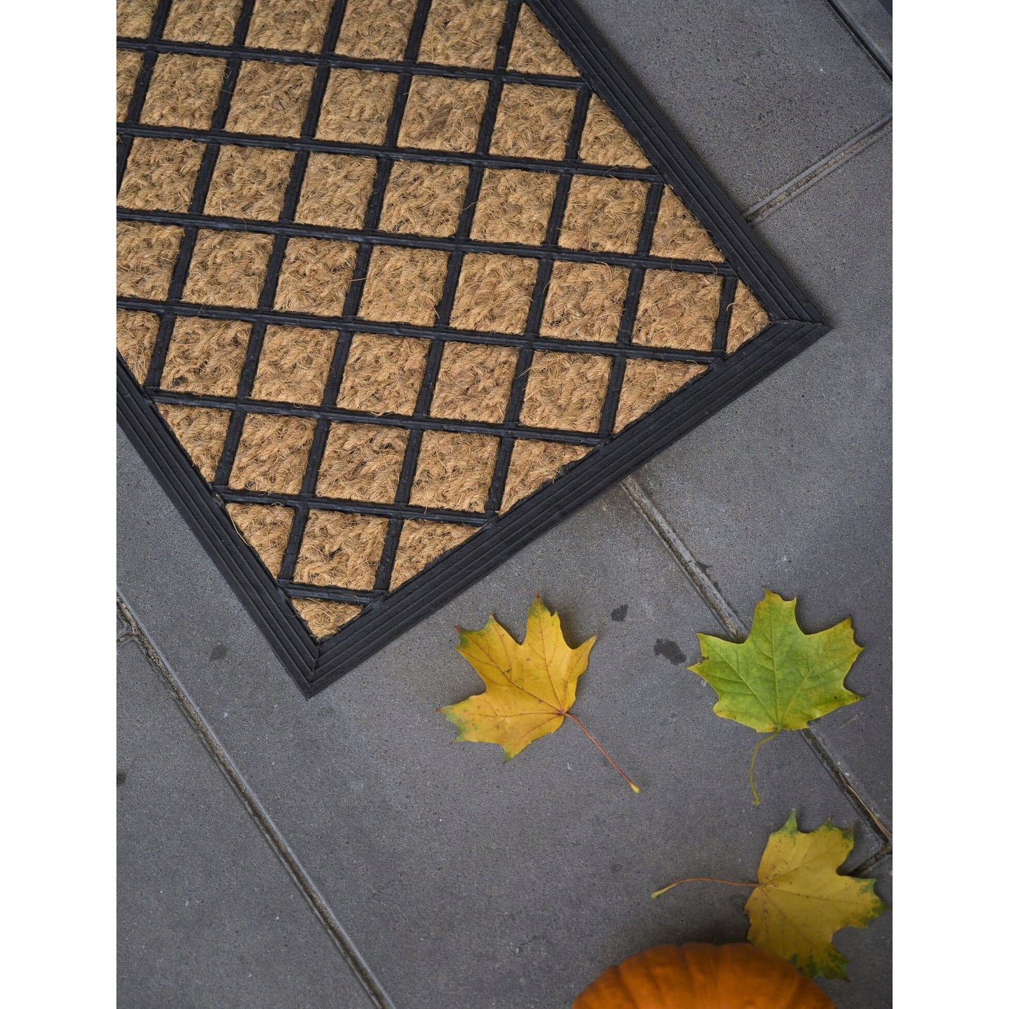 Decorative Coir & Rubber Doormat