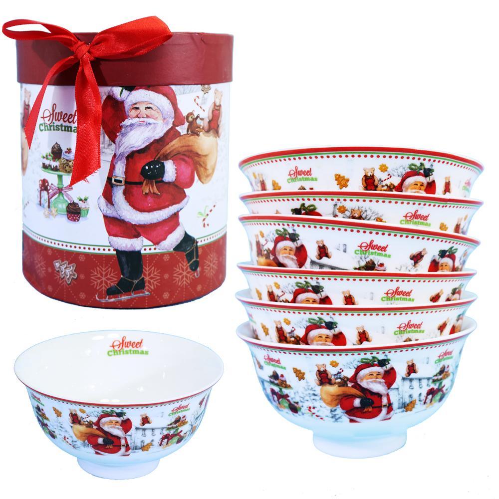 1 Pc Christmas Porcelain Bowl