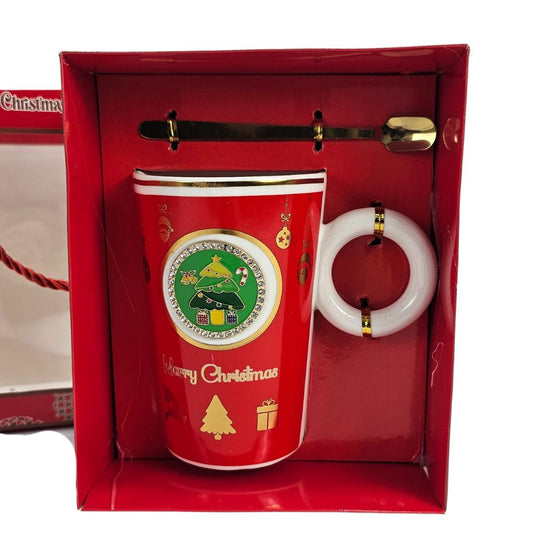 Christmas Mug Gift With Spoon