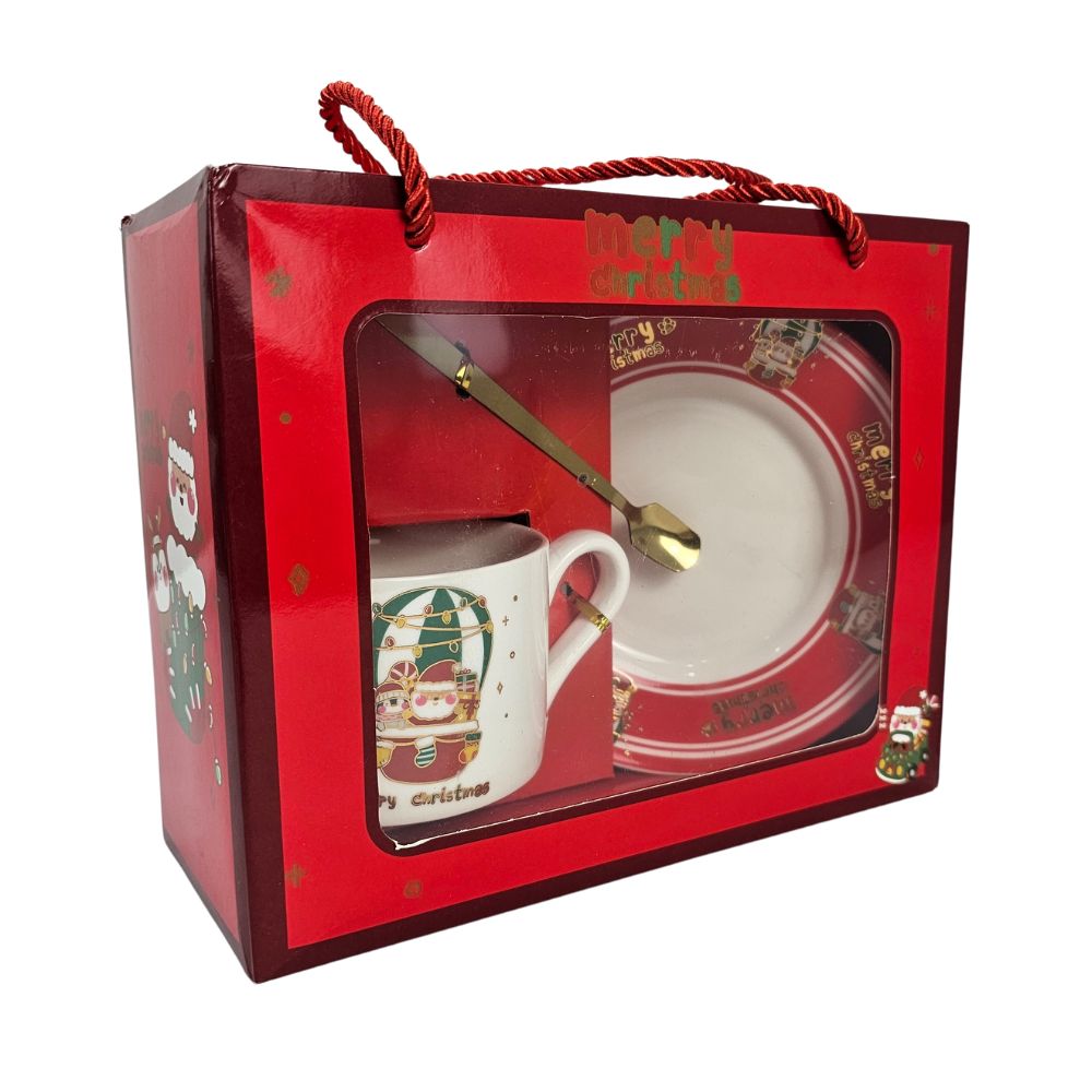 Christmas Mug Gift Set Of 3 Pcs