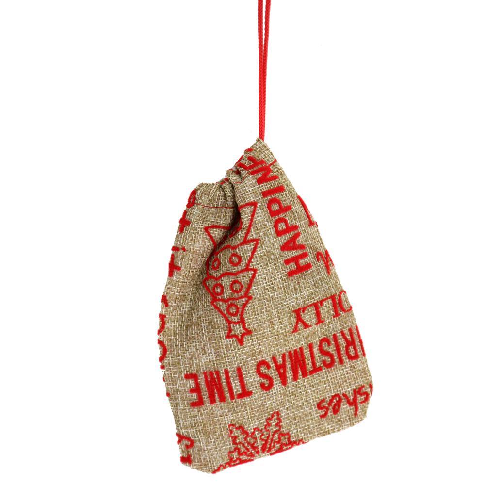 Christmas Straw Gift Bag 17 X 12 Cm