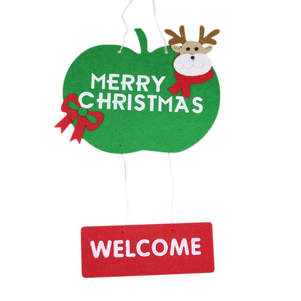 Merry Christmas Welcome Door Hanger