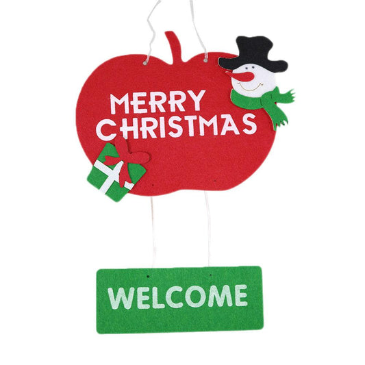 Merry Christmas Welcome Door Hanger