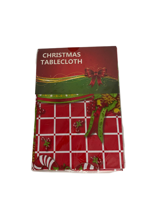 Christmas PVC Tablecloth 137x137 Cm