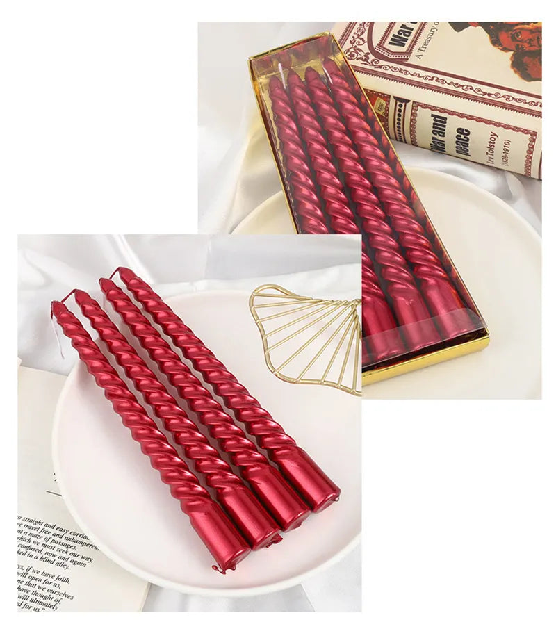 4 Pcs Wedding Candle