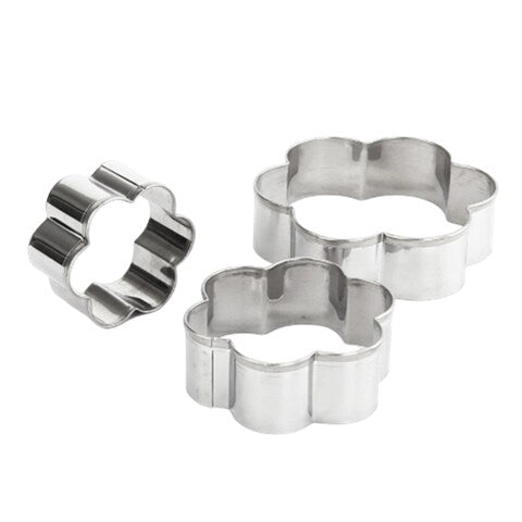 3 PCs Stainless Steel Cookie Cutter - Shape Flower