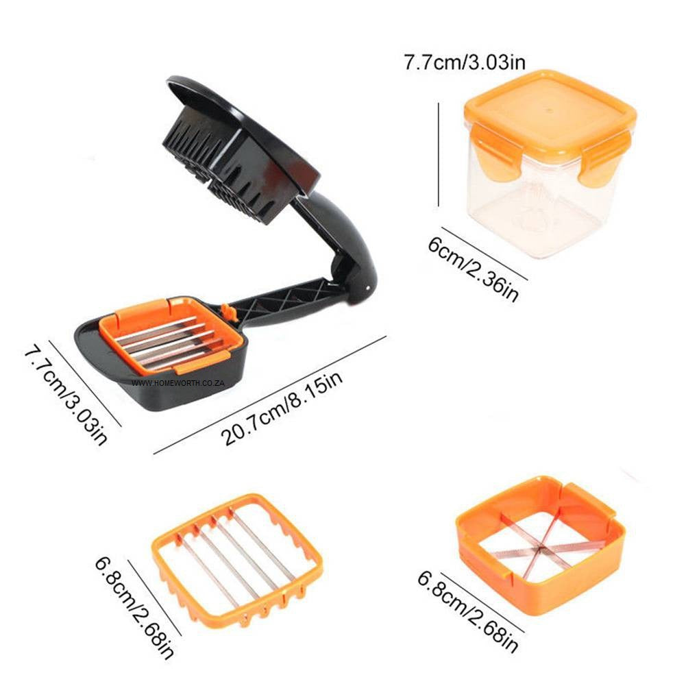 Vegetable Cutter Slicer and Dicer 5 in 1