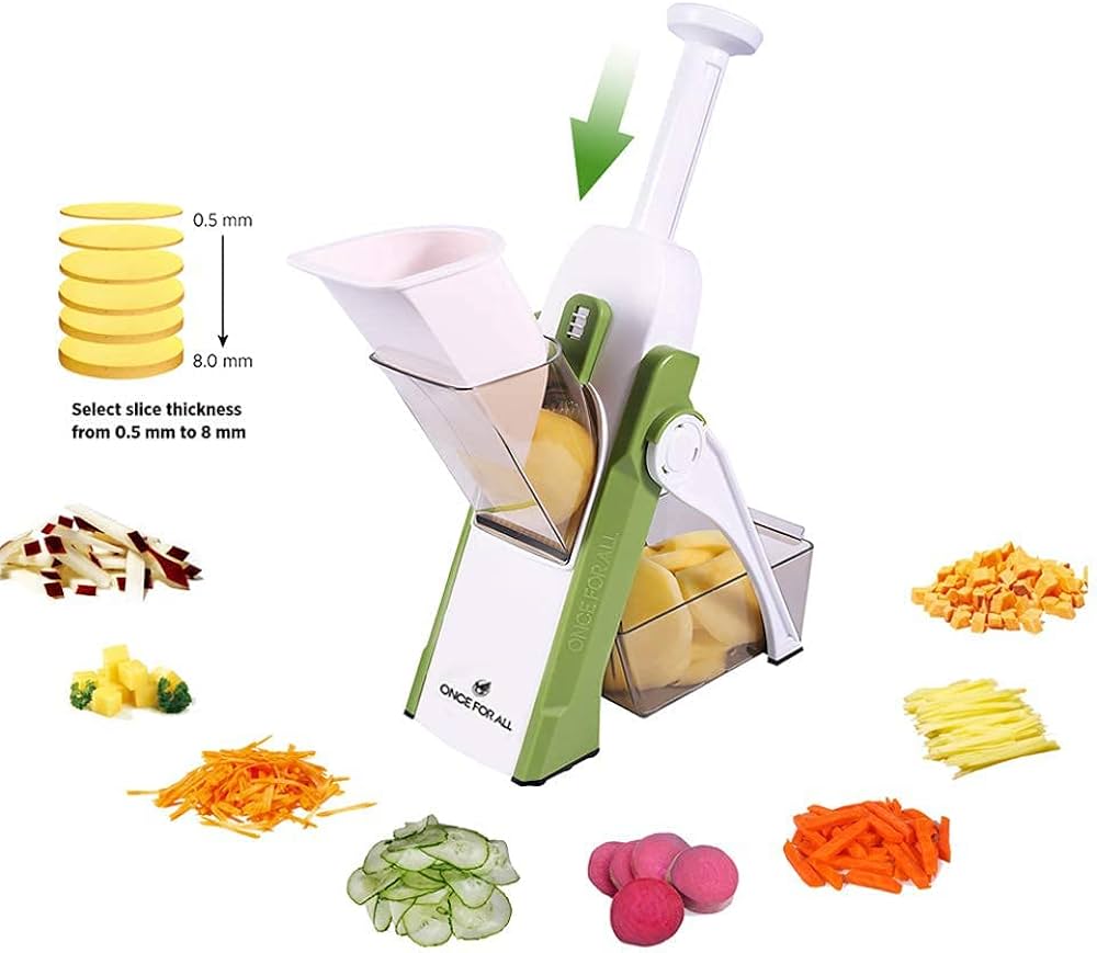Multi-functional Safe Mandoline Slicer