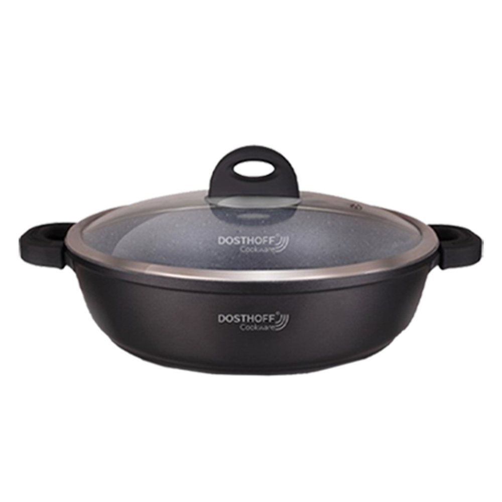 Dosthoff, Induction Master shallow Casserole Black 32 Cm 5.7L