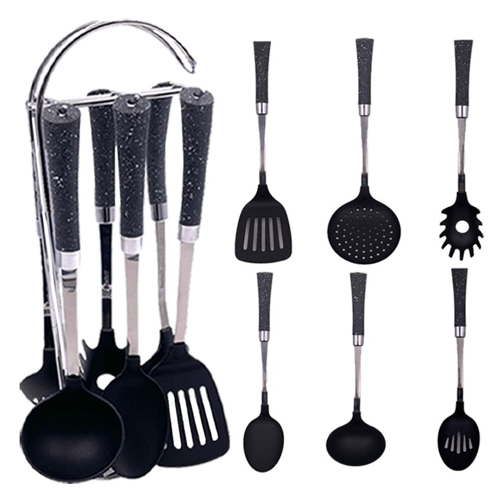 Dosthoff, Plastic Utensils Set With Stand - 7pcs