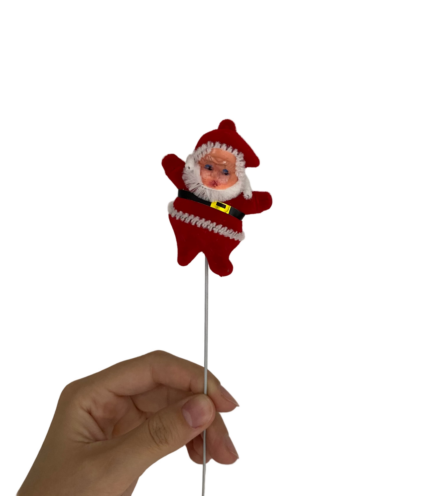 6 PCs Santa Clause Sticks Set For Christmas Tree Decoration