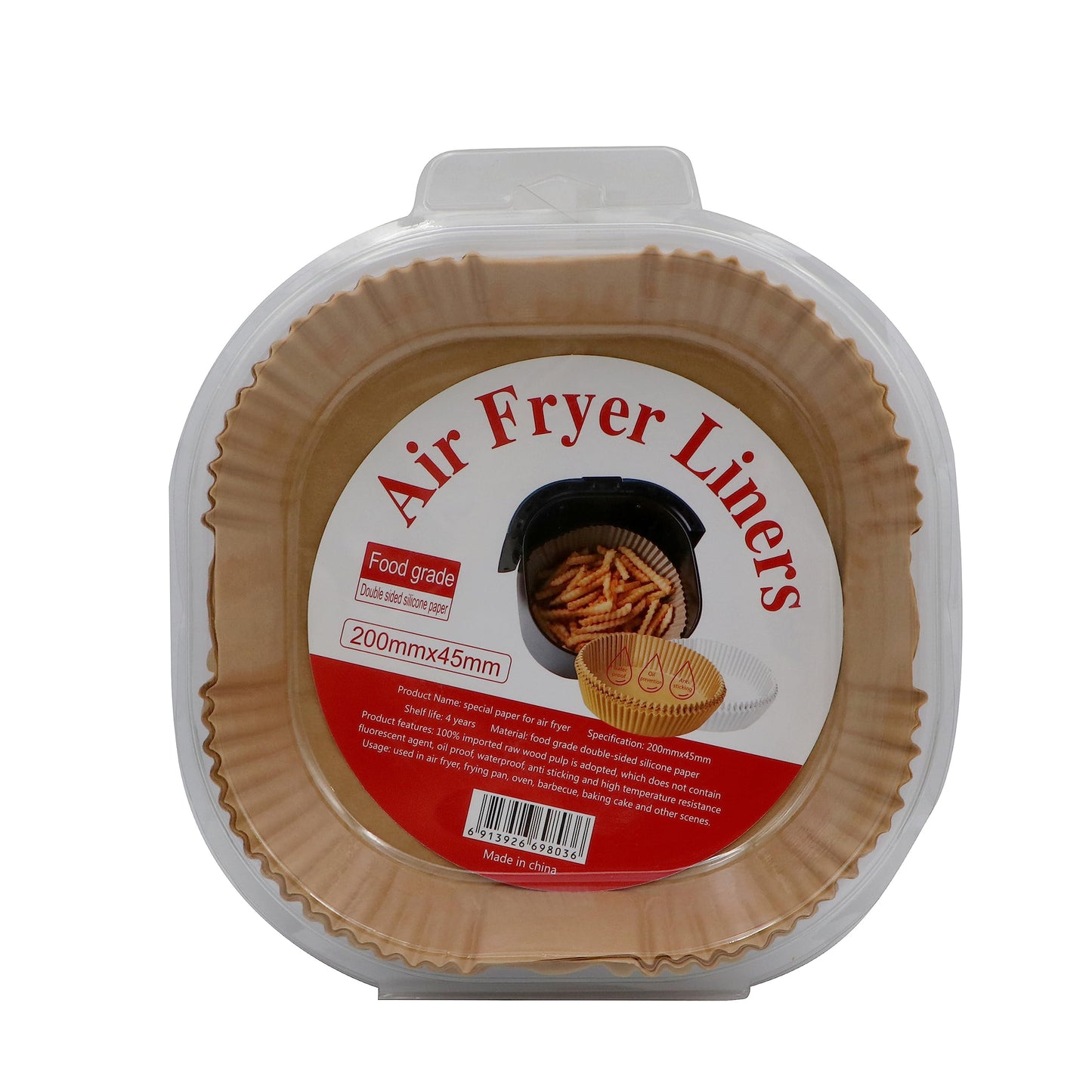 50 pcs Baking Paper for Hot Air Fryers