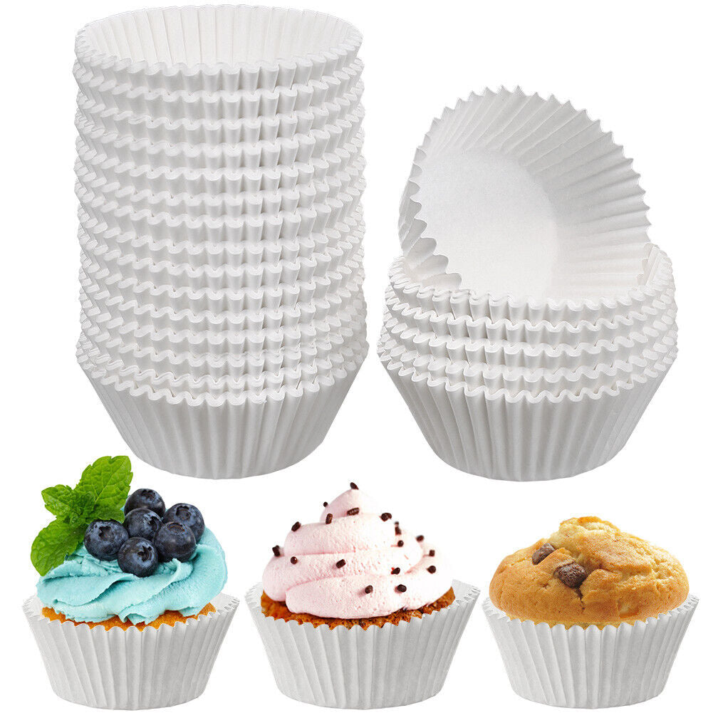 50 pcs White Cupcake Liners Paper Cup