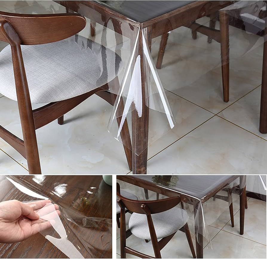 Transparent tablecloth