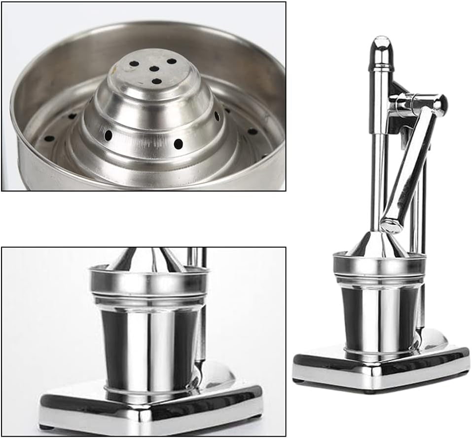 Stainless steel press juicer
