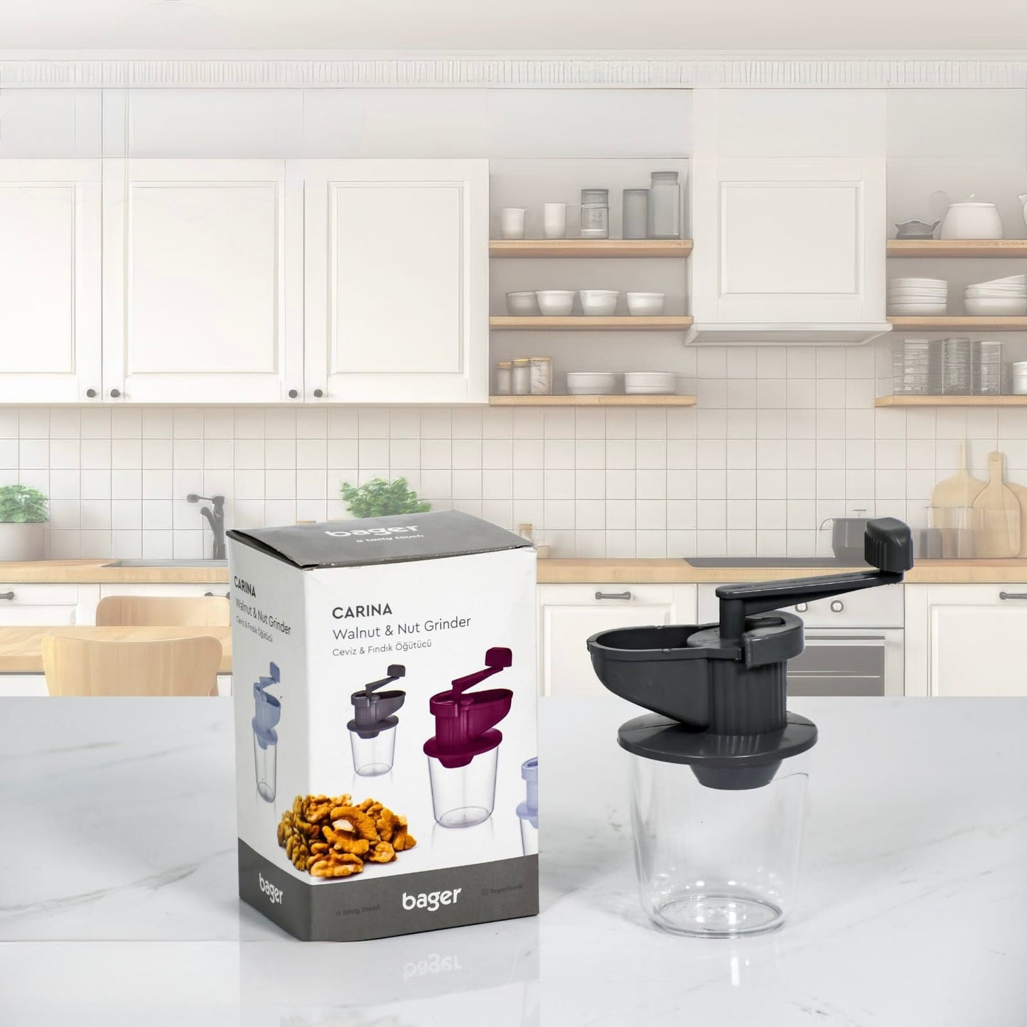 Bager, Walnut & Nut Grinder