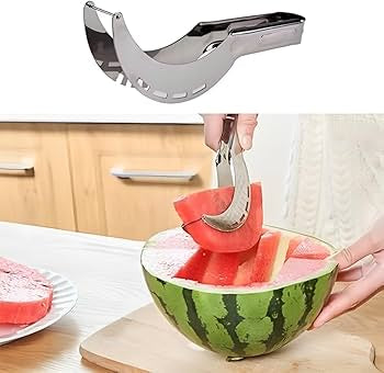 Stainless steel watermelon slicer knife