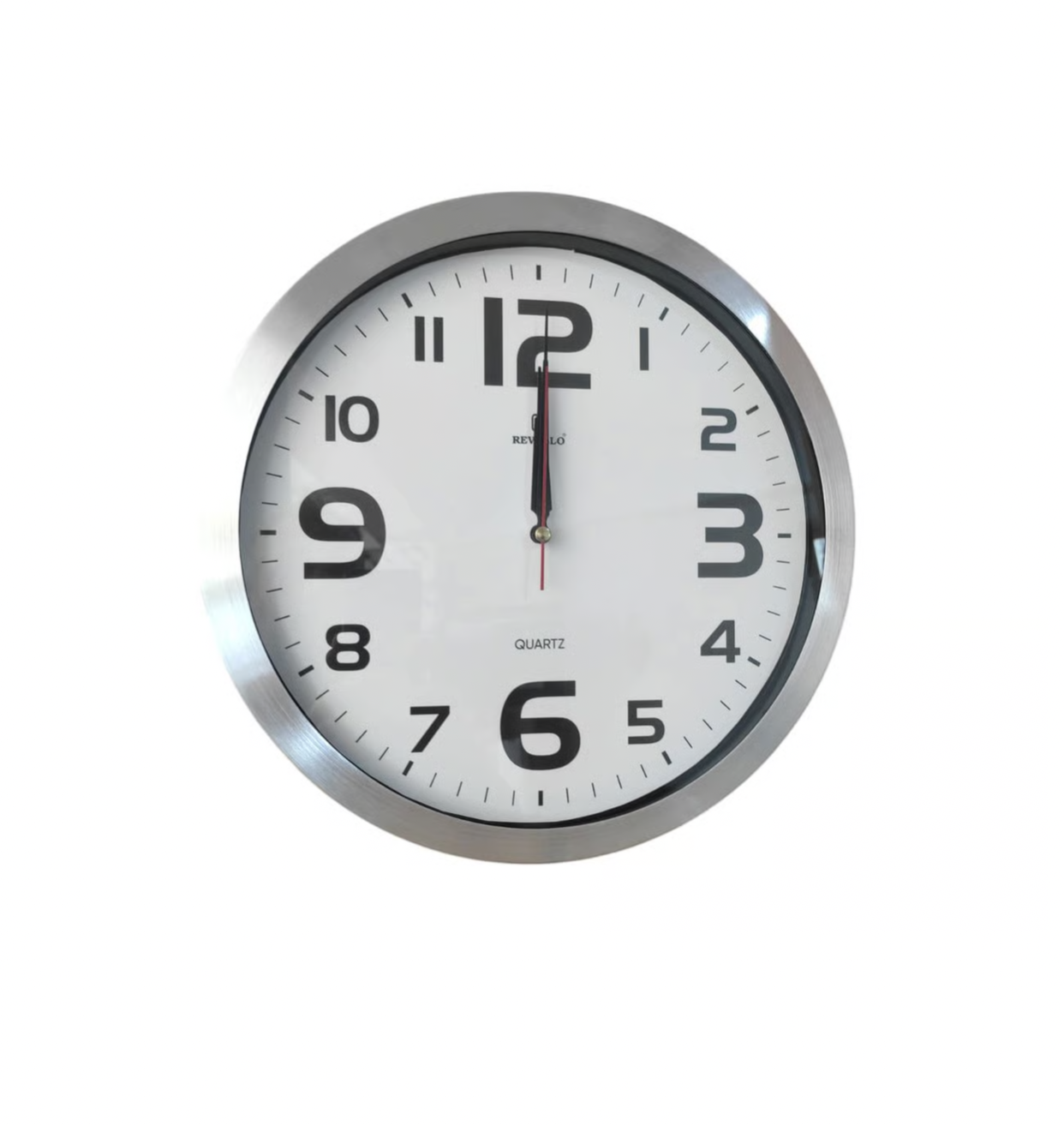 Medium Silver Wall Clock