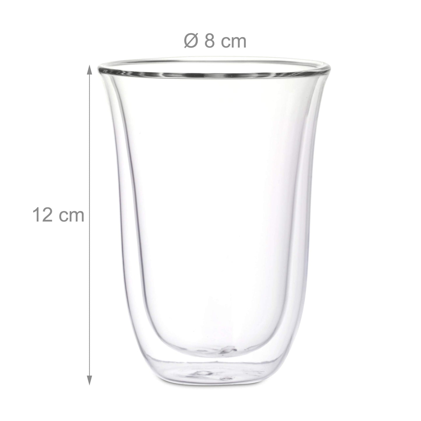 Double glass cup